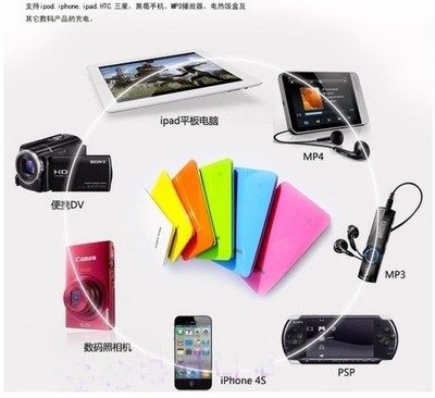 【新款超薄8000mAh移動電源廠家批發(fā)供應 雙USB輸出】價格,廠家,圖片,移動電源,深圳市格林斯威電子-